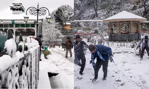 VIDEO: பனி மூடிய இமாச்சலப் பிரதேச நகரங்கள்.. உற்சாகத்தில் மக்கள் - பிரமிப்பூட்டும் காட்சிகள்