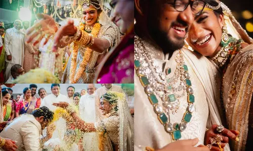 தனது திருமண புகைப்படங்களை இன்ஸ்டாகிராமில் பகிர்ந்த பி.வி.சிந்து