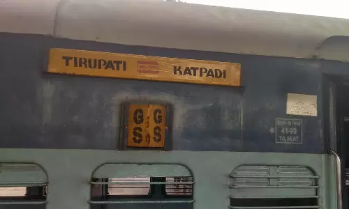 மகா கும்பமேளாவை முன்னிட்டு திருப்பதி - காட்பாடி பயணிகள் ரெயில் ரத்து