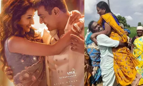 விடாமுயற்சி படத்தின் Sawadeeka பாடலை பாடிய அந்தோணி தாசன் பதிவிட்ட க்யூட் வீடியோ