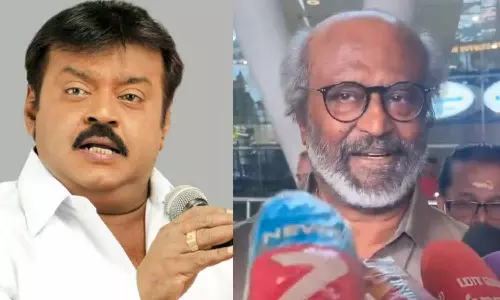 விஜயகாந்த் நினைவு தினம்.. வாழ்த்துகள் என பதிலளித்த ரஜினி.. வைரல் வீடியோ