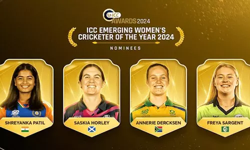 வளர்ந்து வரும் வீராங்கனை விருது 2024: பரிந்துரை பெயர் பட்டியல் வெளியிட்ட ஐசிசி