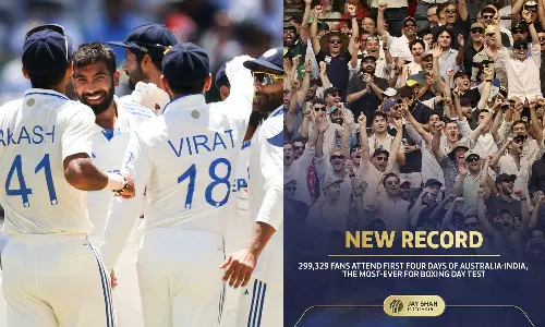 பாக்சிங் டே டெஸ்ட்.. வரலாற்று சாதனை படைத்த இந்தியா - ஆஸ்திரேலியா போட்டி