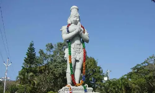 திருப்பதியில் அனுமன் பிறந்ததாக கூறப்படும் இடத்தில் பக்தர்கள் குவிந்தனர்