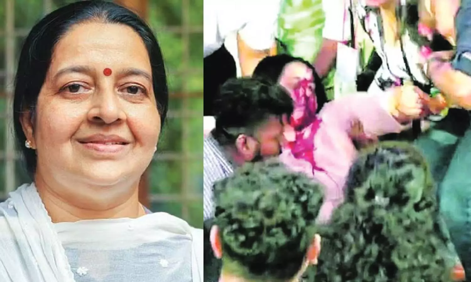 கின்னஸ் சாதனை நடன நிகழ்ச்சி: மேடையில் இருந்து தவறி விழுந்த காங். பெண் எம்.எல்.ஏ. கின்னஸ் சாதனை நடன நிகழ்ச்சி: மேடையில் இருந்து தவறி விழுந்த காங். பெண் எம்.எல்.ஏ.