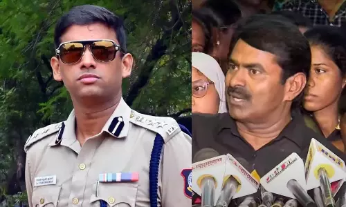 நான் போய் மன்னிப்பு கேட்க வருண் குமார் டிஐஜி அவ்வளவு பெரிய அப்பா டக்கரா?- சீமான் ஆவேசம்