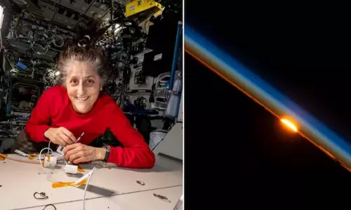 விண்வெளியில் 16 முறை புத்தாண்டு கொண்டாடும் சுனிதா வில்லியம்ஸ்