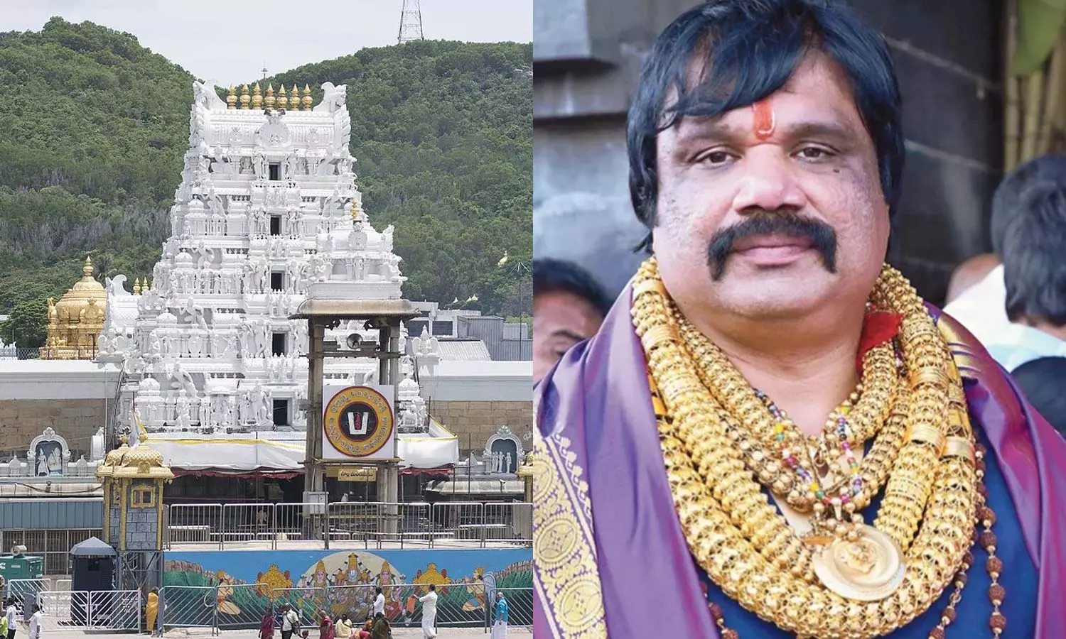 திருப்பதி கோவிலில் 5 கிலோ நகை அணிந்து தரிசனத்திற்கு வந்த பக்தர்