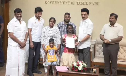 ஆவடி சிறுமி டான்யாவுக்கு வீடு வழங்கினார் முதலமைச்சர் மு.க.ஸ்டாலின்