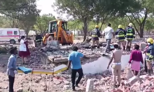 பட்டாசு ஆலை வெடி விபத்து- 4 பேர் மீது போலீசார் வழக்குப்பதிவு