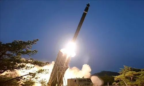 கிழக்கு கடல் பகுதியில் வடகொரியா ஏவுகணை வீச்சு