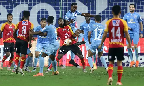 ஐ.எஸ்.எல். கால்பந்து- ஈஸ்ட் பெங்காலை வீழ்த்திய மும்பை சிட்டி எப்.சி