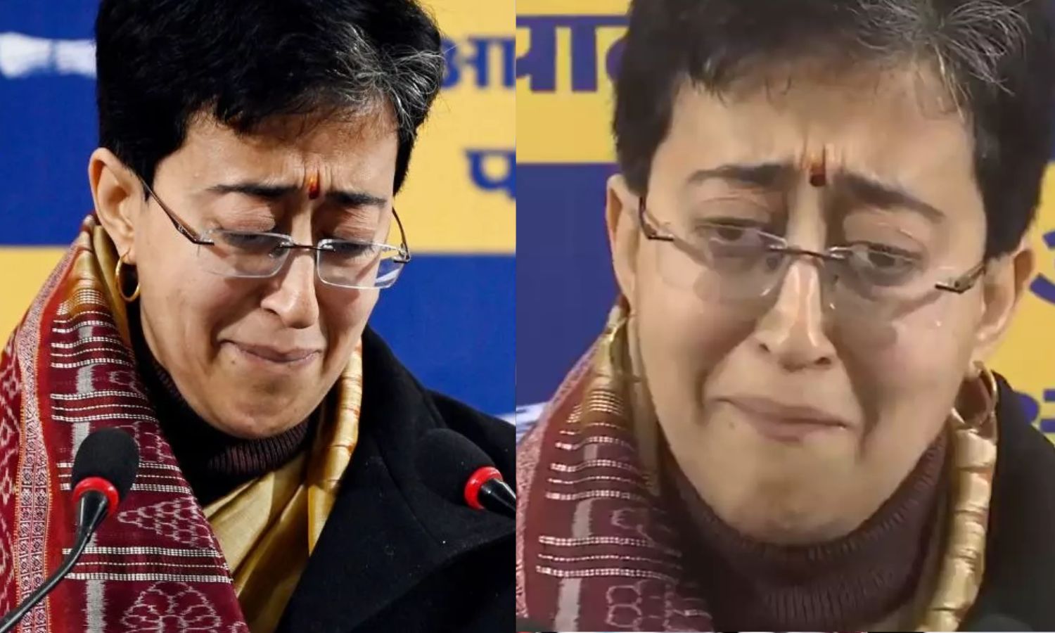 'தன் அப்பாவையே மாற்றியவர்' என்று பேசிய பாஜக வேட்பாளர்.. மனமுடைந்து அழுத அதிஷி - வீடியோ