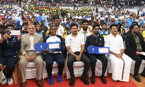 1,021 வீரர், வீராங்கனைகளுக்கு ரூ. 26.69 கோடி ஊக்கத்தொகை வழங்கிய துணை முதல்வர் உதயநிதி ஸ்டாலின்