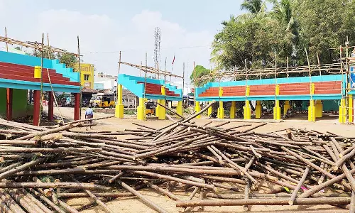 பாலமேடு ஜல்லிக்கட்டு- முன்னேற்பாடு பணிகள் தீவிரம்