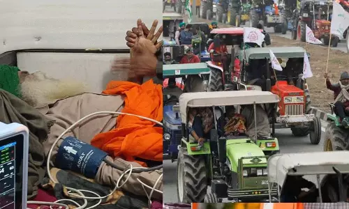 44 நாளாக விவசாய தலைவர் உண்ணாவிரதம்..  குடியரசு தினத்தில் நாடு முழுவதும் விவசாயிகள் டிராக்டர் பேரணி