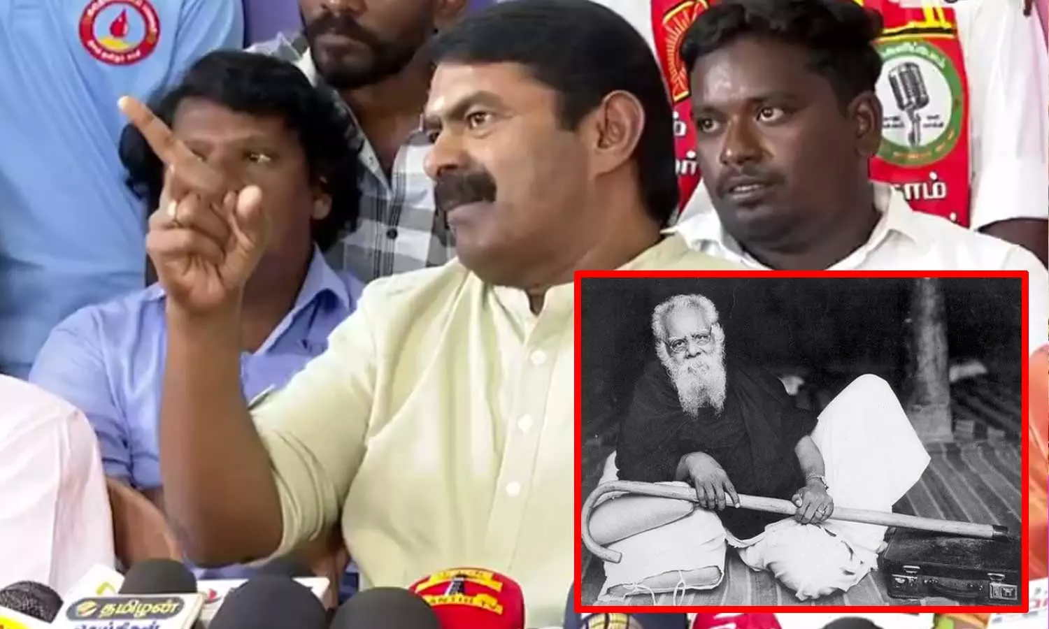 தாய், மகளுடன் உறவு - பெரியார் குறித்த சீமானின் பேச்சிற்கு வலுக்கும் கண்டனம் தாய், மகளுடன் உறவு - பெரியார் குறித்த சீமானின் பேச்சிற்கு வலுக்கும் கண்டனம்