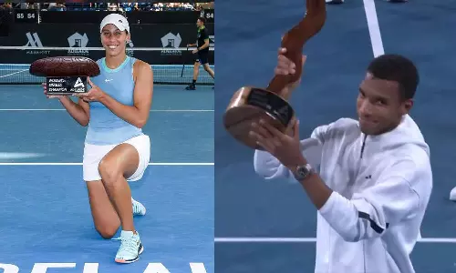 அடிலெய்டு டென்னிஸ்: மேடிசன் கீஸ்- பெலிக்ஸ் அகர் சாம்பியன்