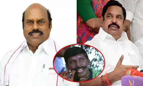 சூனாபானா கேரக்டர்தான் எடப்பாடி பழனிசாமி -  அமைச்சர் எ.வ.வேலு கிண்டல்