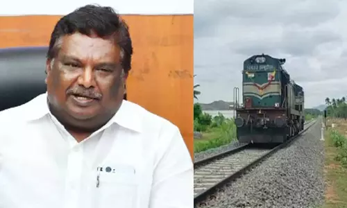 மதுரை-தூத்துக்குடி ரெயில் திட்டத்தை கைவிடுமாறு தமிழக அரசு கூறவில்லை - அமைச்சர் சிவசங்கர்