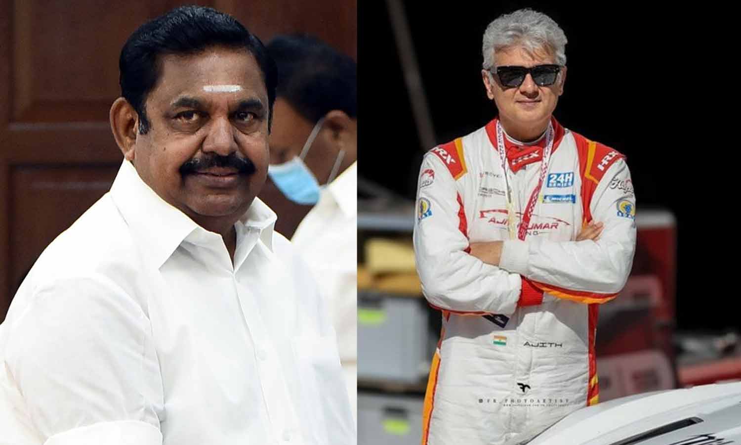 அஜித் குமார் வாழ்த்து தெரிவித்த எடப்பாடி பழனிசாமி