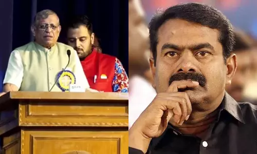 பெரியாரை நேரடியாக எதிர்த்ததற்காக சீமானை பாராட்டுகிறேன்- ஆடிட்டர் குருமூர்த்தி