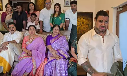 வரலட்சுமி கணவரை தன் குடும்பத்தில் சேர்க்காத சரத்குமார்- வைரலாகும் வீடியோ