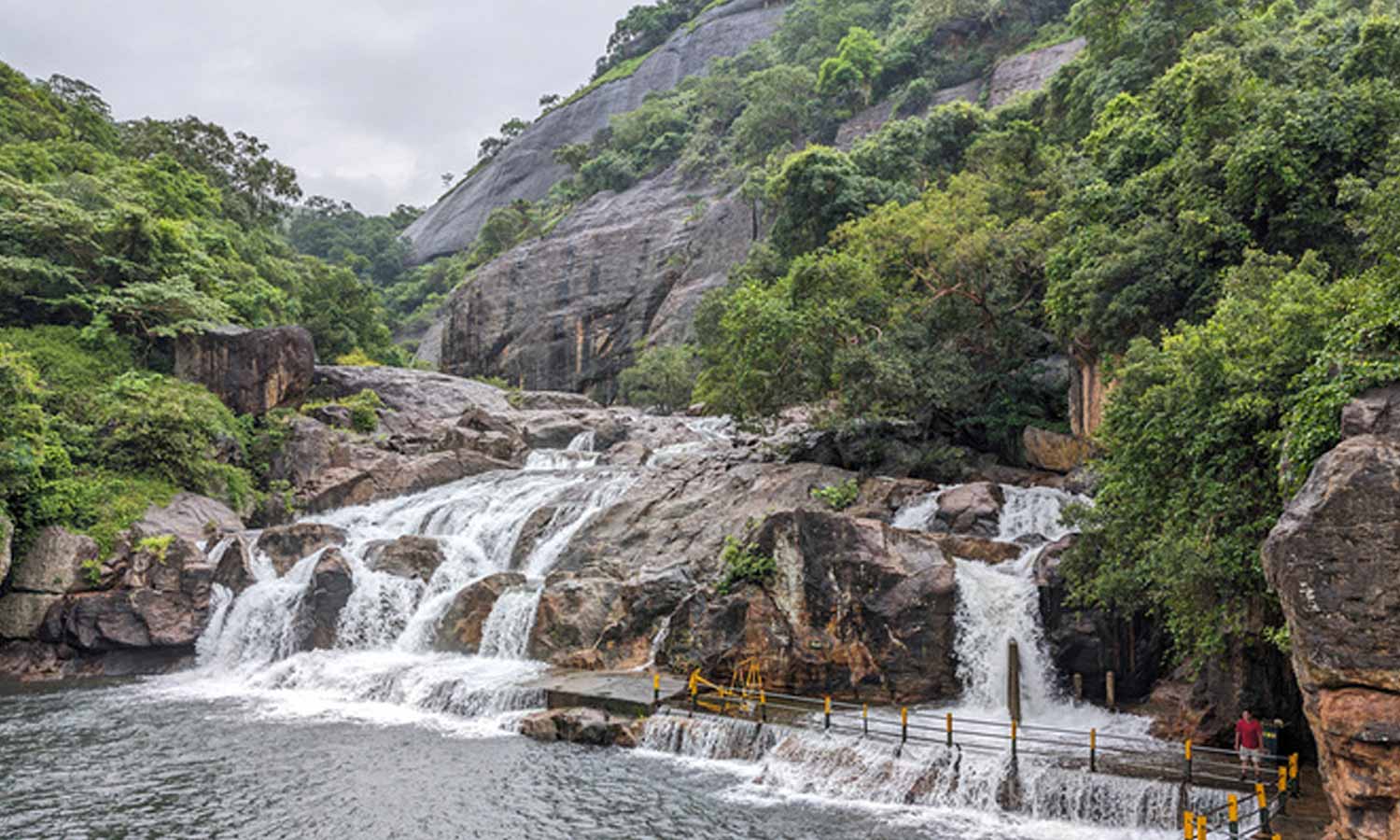 மழையால் மணிமுத்தாறு அருவியில் குளிக்க தடை