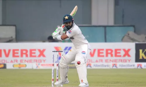 வெஸ்ட் இண்டீசுக்கு எதிரான முதல் டெஸ்ட்: ஷகீல்- ரிஸ்வான் அரை சதம்: முதல் நாள் முடிவில் பாகிஸ்தான் 143/4