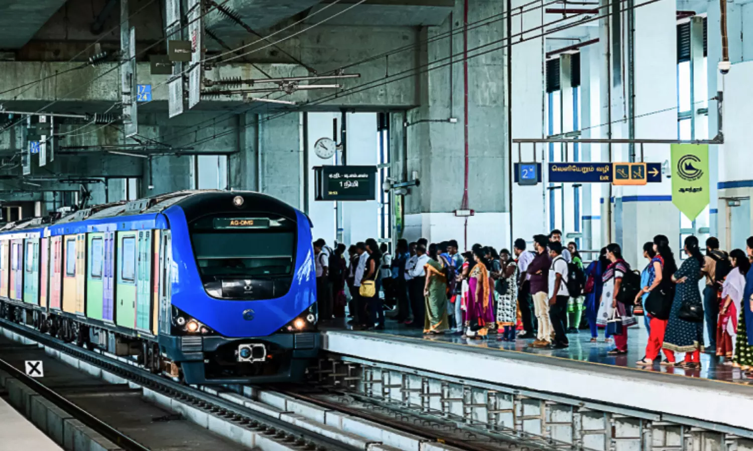 இன்று சென்னை மெட்ரோ ரெயில் சேவையில் மாற்றம் - முழு விவரம் இன்று சென்னை மெட்ரோ ரெயில் சேவையில் மாற்றம் - முழு விவரம்