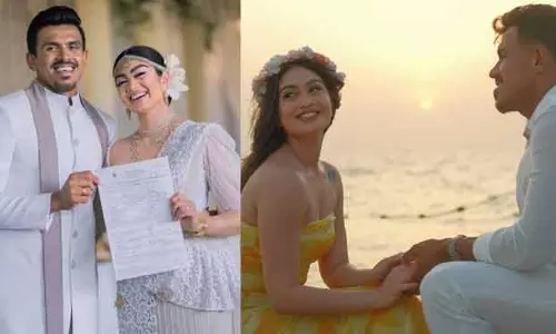 நீண்ட நாள் காதலியை கரம்பிடித்த முன்னாள் சிஎஸ்கே வீரர் தீக்சனா- வைரலாகும் புகைப்படம்