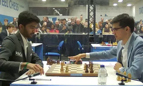 டாடா ஸ்டீல் மாஸ்டர்ஸ்: முதல் சுற்றில் உலக சாம்பியன் குகேஷ் வெற்றி