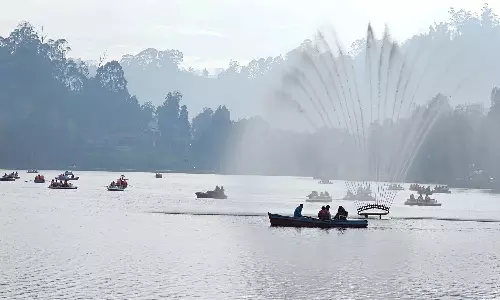 கொடைக்கானலில் கடும் பனி மூட்டத்துடன் கூடிய சாரல் மழை
