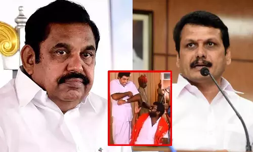 அமைதிப்படை படத்தில் வரும் அமாவாசை கேரக்டர் தான் எடப்பாடி பழனிசாமி - செந்தில் பாலாஜி