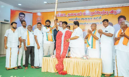 புதிய மாவட்ட தலைவர்களுக்கு பாஜக மாநில தலைவர் அண்ணாமலை வாழ்த்து