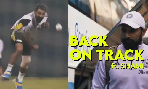 VIDEO: திரும்ப வந்துட்டன்னு சொல்லு.. டி20 தொடருக்காக தீவிர பயிற்சியில் ஈடுபடும் முகமது சமி