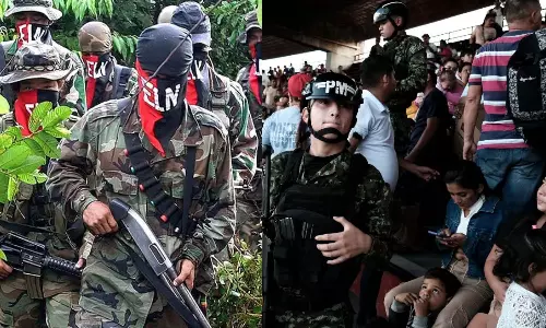 கொலம்பியாவில் கொரில்லா வன்முறை: கிளர்ச்சியாளர்கள் நடத்திய தாக்குதலில்  80 பேர் பலி