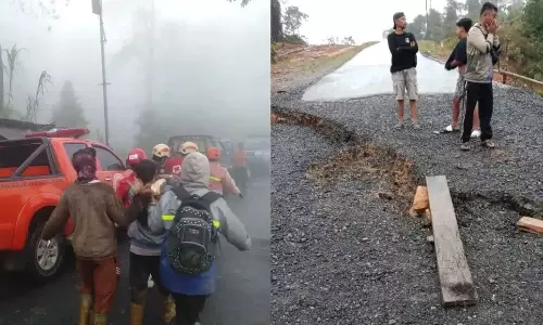 இந்தோனேசியாவில் நிலச்சரிவு, வெள்ளத்தில் சிக்கி 17 பேர் பலி