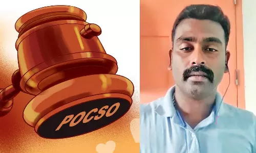 பெண்ணுக்கு பாலியல் தொல்லை கொடுத்த போலீஸ்காரர் மீது போக்சோ வழக்கு