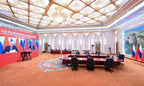 சீனா - ரஷியா உறவுகளை வலுப்படுத்த ஜி ஜின்பிங் மற்றும் புதின் ஆலோசனை