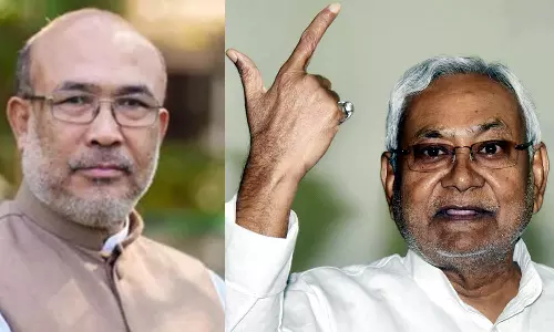 மணிப்பூர்: பாஜக-வுக்கு அளித்து வந்த ஆதரவை திரும்பப் பெற்ற ஜே.டி.யு.- மாநிலத் தலைவரை அதிரடியாக நீக்கிய நிதிஷ் குமார்