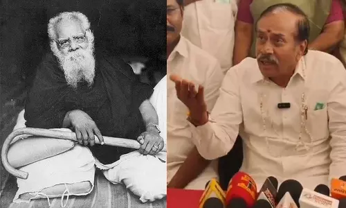 ஈ.வெ.ரா.-வை தந்தை என்று சொல்கிறவர்கள் தமிழ் மொழியின் விரோதிகள் - எச். ராஜா