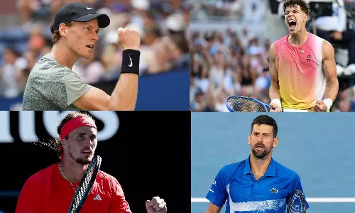 ஆஸ்திரேலியா ஓபன்: அரையிறுதியில் சின்னர்- ஷெல்டன், ஜோகோவிச்- ஸ்வெரேவ் பலப்பரீட்சை