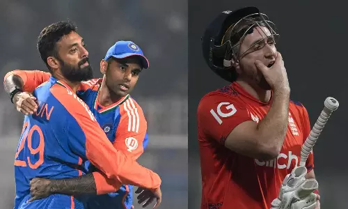 கொல்கத்தா டி20: இந்திய பந்து வீச்சை தாக்குப்பிடிக்க முடியாமல் 132 ரன்னில் சுருண்டது இங்கிலாந்து