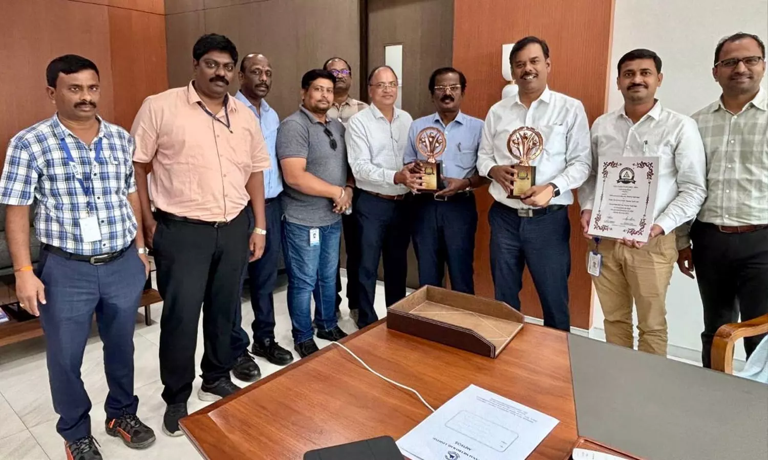 தேசிய அளவில் பாதுகாப்பில் முன்னணி - சென்னை மெட்ரோவுக்கு சுரக்ஷா புரஸ்கார் வெண்கல விருது