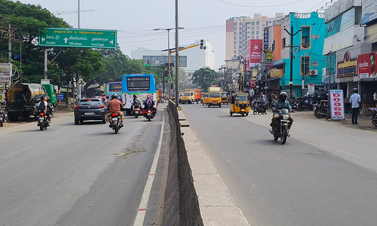 அம்பத்தூரில் சென்னை-திருப்பதி நெடுஞ்சாலை 3 உயர்மட்ட மேம்பாலத்துடன் 6 வழிப்பாதையாக மாறுகிறது