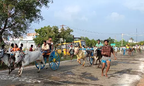 சின்னமனூரில் இன்று இரட்டை மாட்டு வண்டி பந்தயம்