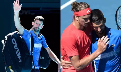 ஆஸ்திரேலிய ஓபன்: பாதியில் வெளியேறிய ஜோகோவிச்- இறுதிப்போட்டிக்கு முன்னேறிய ஸ்வெரேவ்