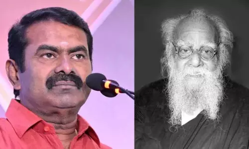 பெரியார் பெற்று தந்த சமூக நீதி என்ன என்று பேசுங்கள் பார்க்கலாம்- சீமான் மீண்டும் சர்ச்சை
