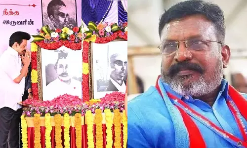 மொழிப்போர் தியாகிகள் நடராசன், தாளமுத்து ஆகியோருக்குச் சிலைகள்- முதலமைச்சருக்கு திருமாவளவன் நன்றி